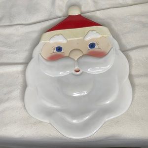 Radko Santa Christmas Plate